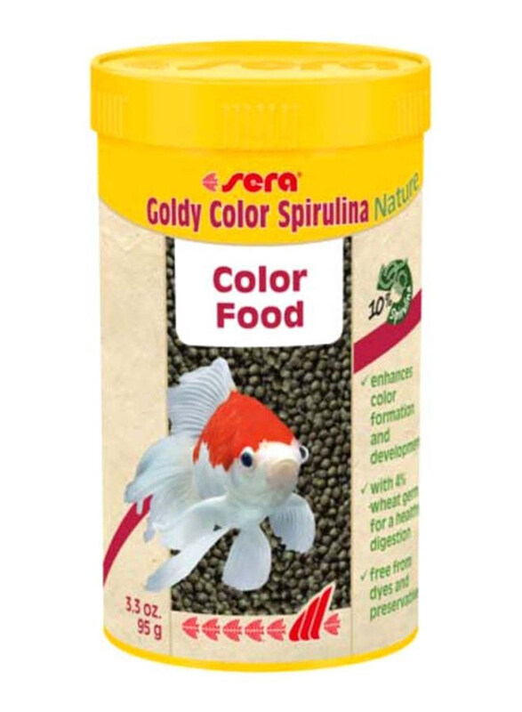 

Sera Goldy Colour Spirulina Nature Dry Fish Food, 95g