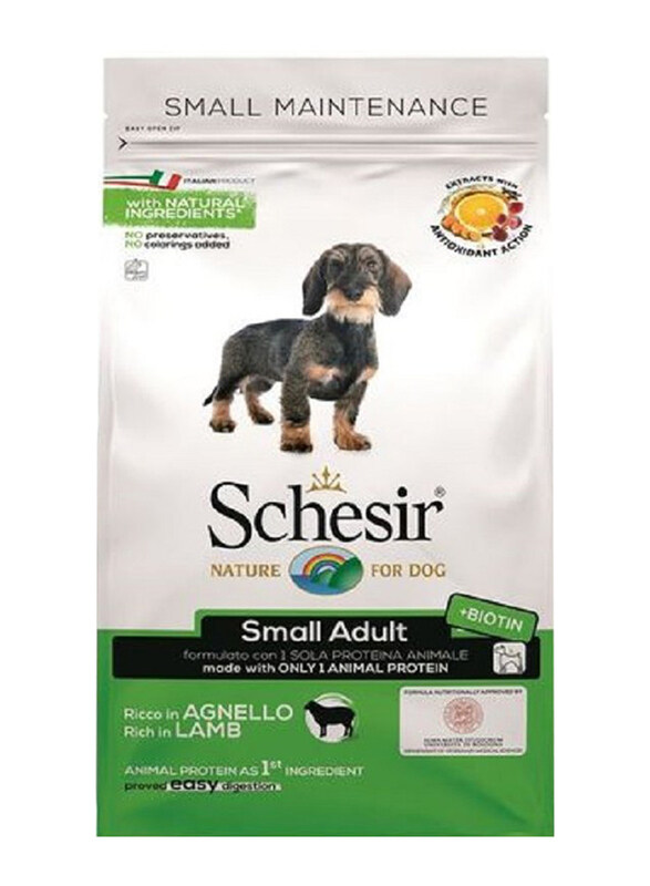 

Schesir Rich in Lamb Small Adult Dog Dry Food, 800g