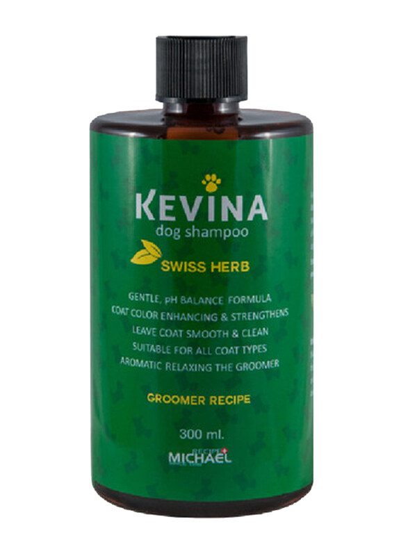 

Kevina Dog Shampoo Swiss Herb, 300ml, Green
