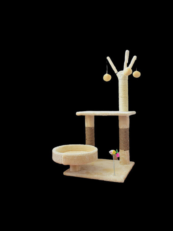 

Petbroo Scratcher Cat Tree, Beige