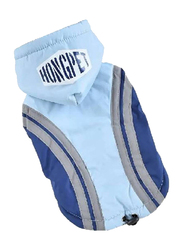 Hong Pet Reflective Hooded Jacket for Dogs, Large, Blue