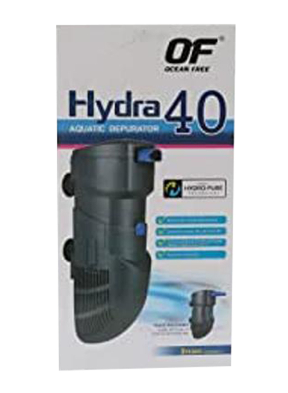 Ocean Free Hydra 40 Aquatic Depurator Internal Filter, Black