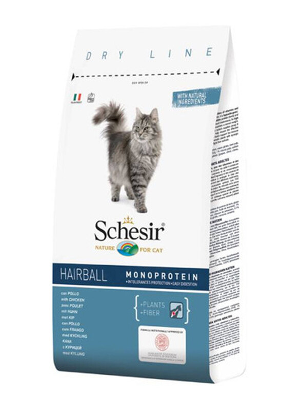 

Schesir Hairball with Chicken Monoprotein Cat Dry Food, 400g