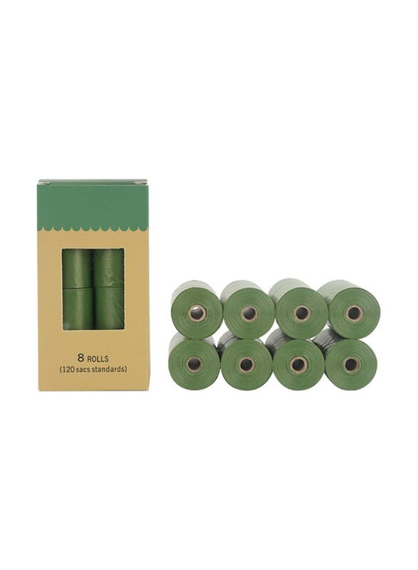 

Generic Bio Degradable Waste Bag, 8 Rolls, Green