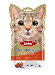 Bioline Tuna & Fish Wet Cat Treats, 5 x 15g