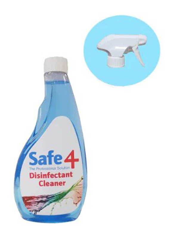 Safe 4 Mint Disinfectant Cleaner, 500ml, Blue