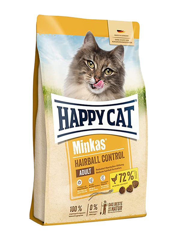 Happy Cat Minkas Hairball Control Dry Cat Food, 1.5 Kg