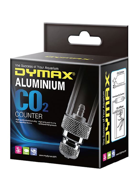 

Dymax Co2 Double Ended Bubble Counter, Clear/Silver