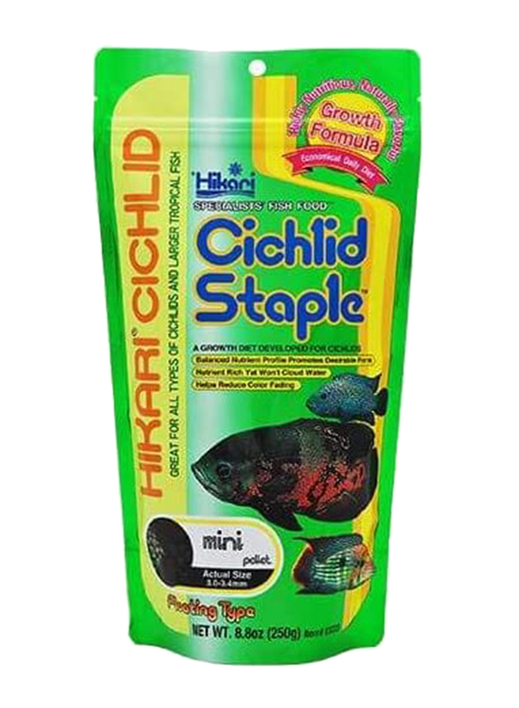 Hikari Cichlid Staple Mini Dry Fish Food, 250g