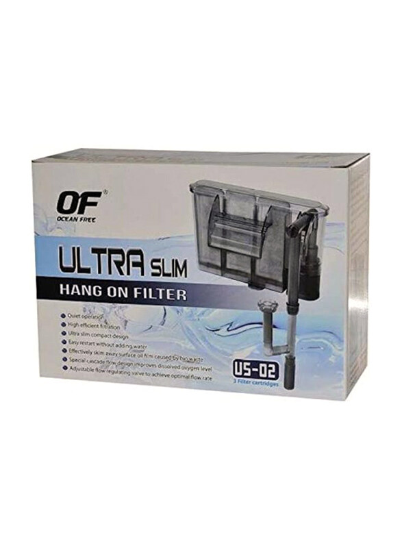 

Ocean Free Ultra Slim Hang On Filter, US-02, Black