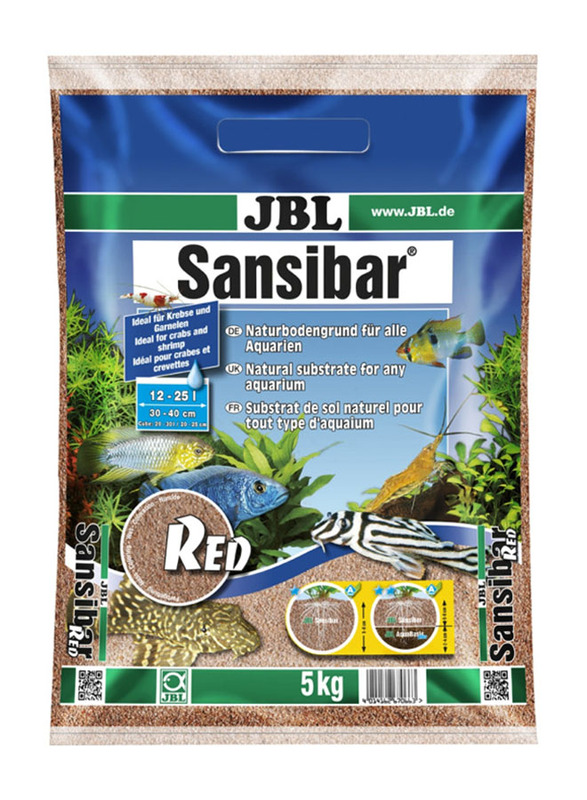 JBL Manado-natural substrate for freshwater aquariums, red-brown, 1,5 L