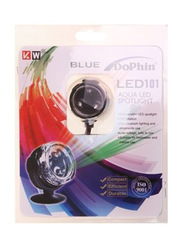 KW Zone Dophin LED 101 Aqua LED Spot Light, Black