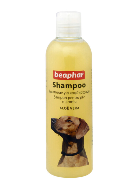 

Beaphar Shampoo Aloe Vera for Brown Coat Dogs, 250ml, Yellow