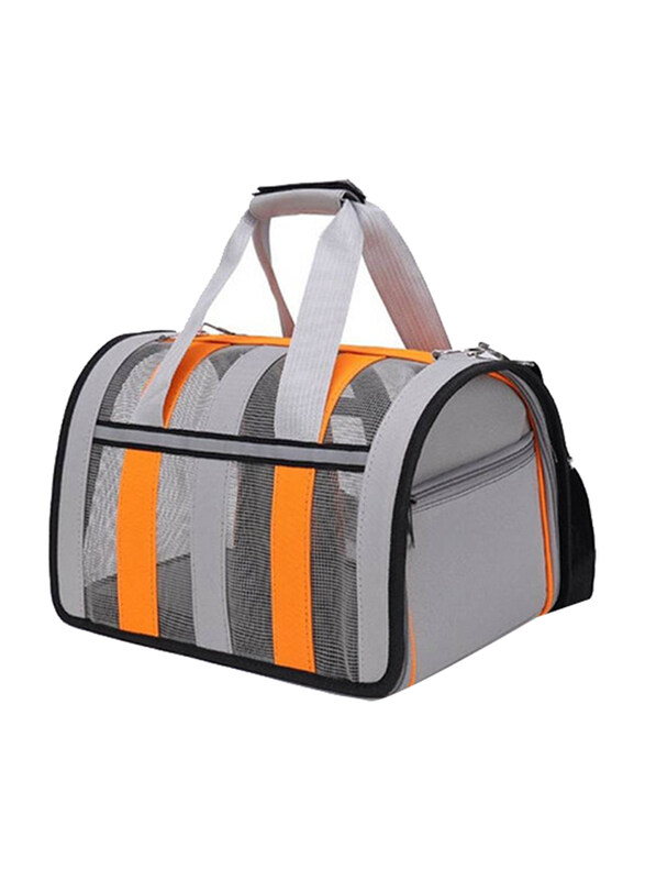 

Petbroo Soft-Sided Breathable Cat Travel Carriers, 48 x 27 x 27cm, Orange