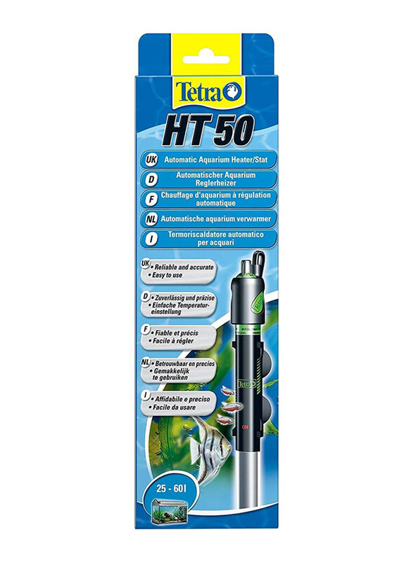 

Tetra Tec Heater, 50W, Silver/Black