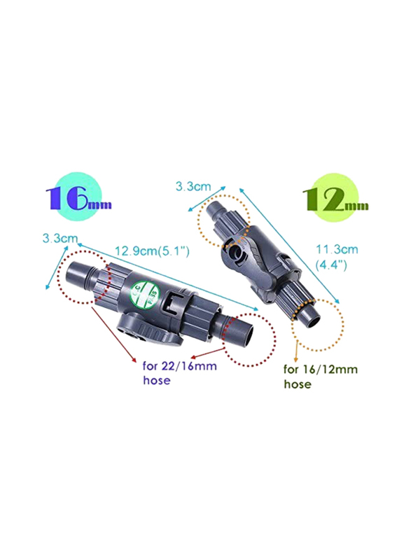 Ista 12mm Tap Connector, Multicolour