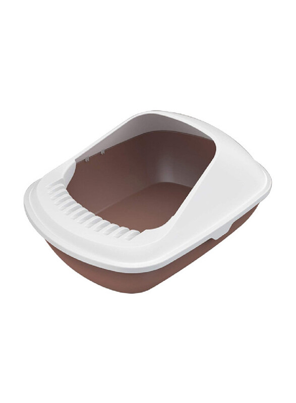 

Generic Open Cat Anti-Spattering Toilet, Coffee