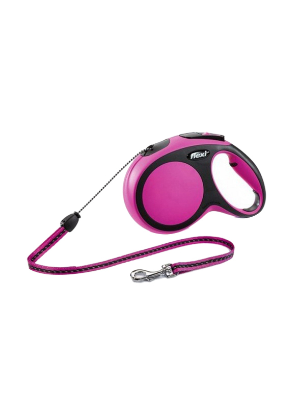 

Flexi New Comfort Dog Cord Lead, Small, Pink