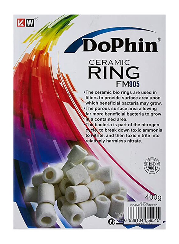 Dophin FM905 Ceramic Ring, 400g, White