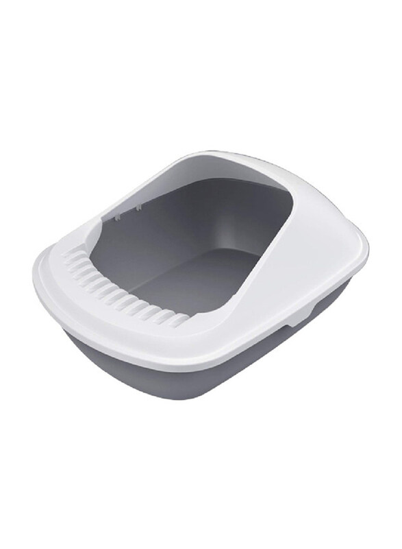 

Generic Open Cat Anti-Spattering Toilet, Grey