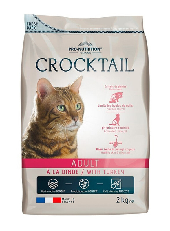 

Pro Nutrition Crocktail Adult Dry Cat Food with Turkey, 2kg