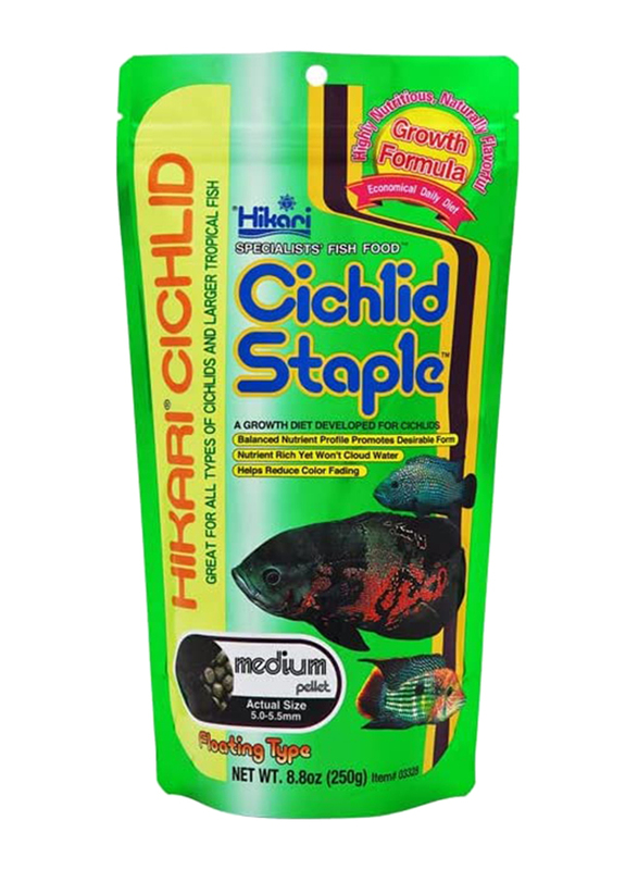 Hikari Cichlid Staple Medium Dry Fish Food, 250g