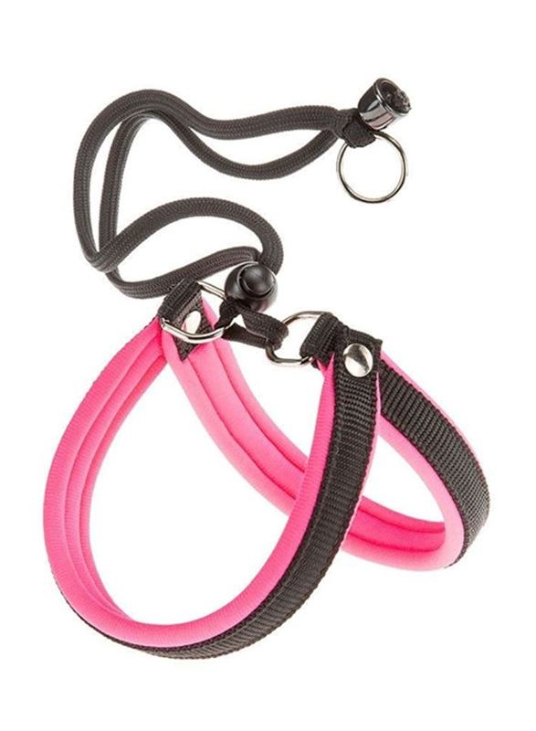 Fernplast 38cm Agila Fluo Harness for Dogs, Pink/Black