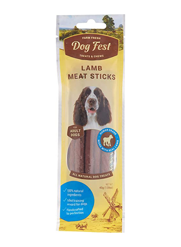 Dog Fest Lamb Meat Sticks Dry Adult Dog Food, 45g