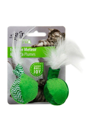 AFP Feather Meteor Cat Toy, Green