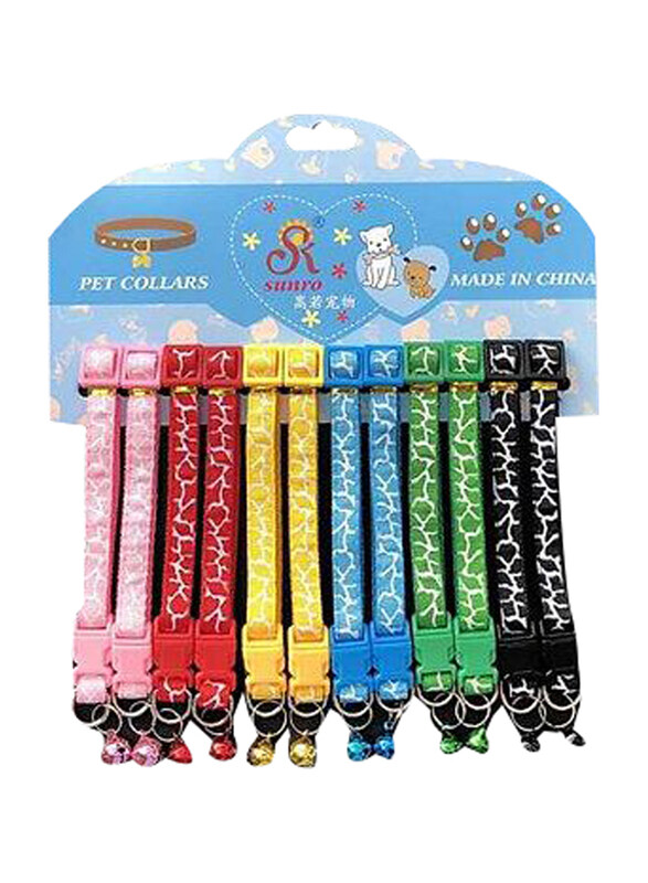 

Petbroo 1cm Cat Collar, Multicolour