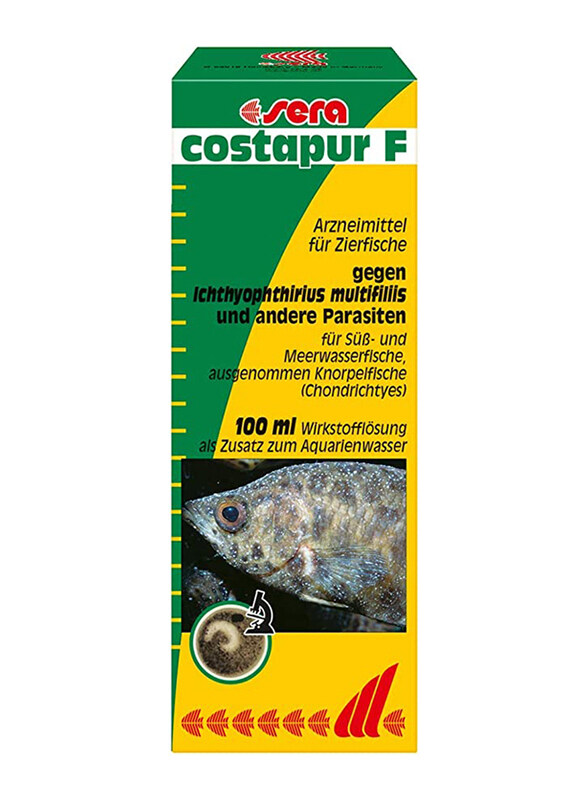 

Sera Costapur F, 50ml, Multicolour