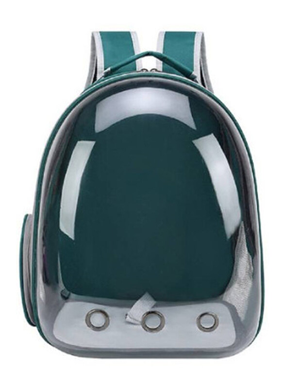 

Petbroo Pet Backpack Bag, Transparent/Green