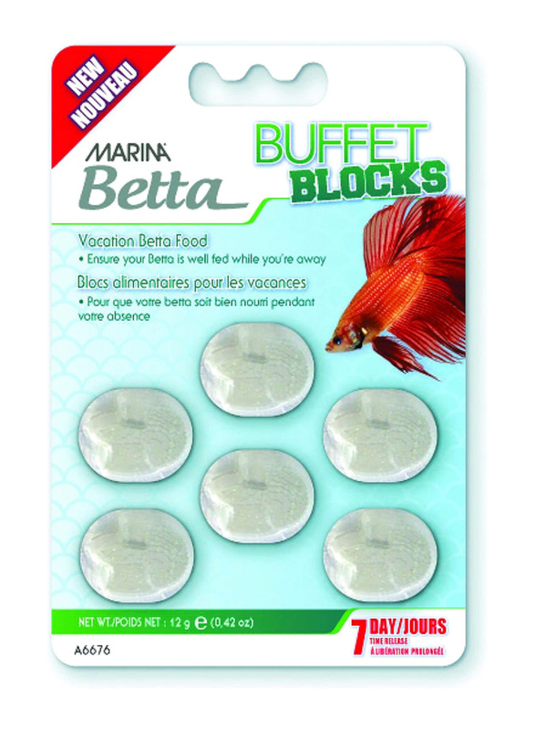 

Hagen Marina Betta Vacation Buffet Block Food, 12g