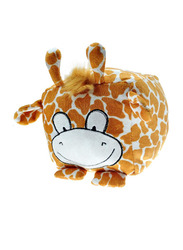 Chomper 6-Inch Cubeez Giraffe, Brown/White