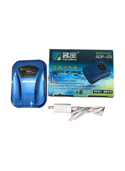Aqua Blue Rechargeable Air Pump, ADP03, Blue