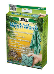 JBL Wish Wash Aquariums & Terrariums Cleaning Cloth & Sponge, Green/Black