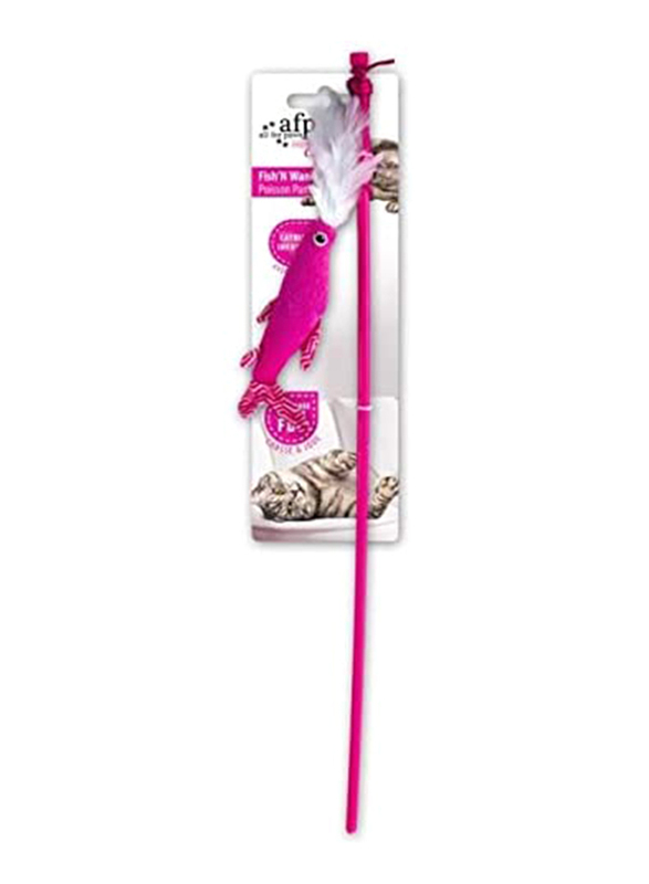 AFP Fish'N Wand Cat Toy, Pink