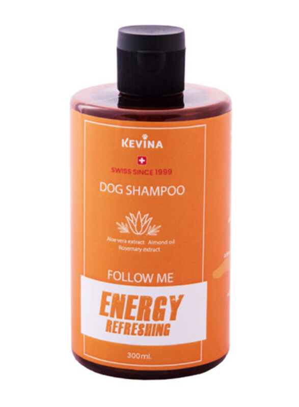 

Kevina Dog Shampoo Follow Me Almond Oil & Rosemary Extract, 300ml, Orange