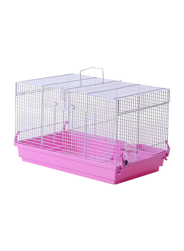 

Generic Hamster Cage With Water Bottle & Food Feeder, 47 x 30 x 30cm, Assorted