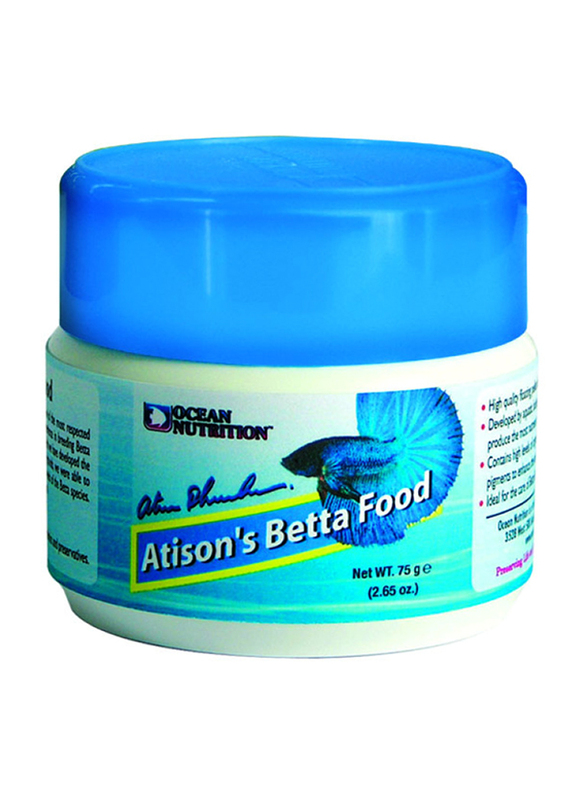 Ocean Nutrition Atison's Betta Food Dry Fish Food, 75g