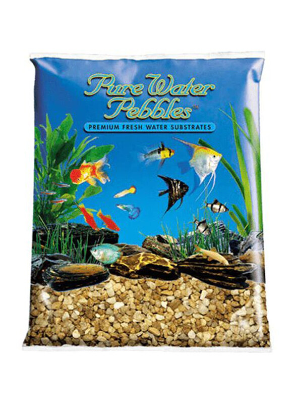 

Worl Wide Gravel U.S.A Nutty Pure Water Pebbles, Brown