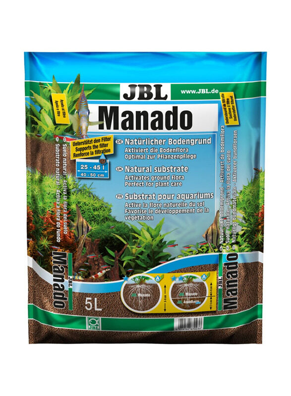 

JBL Manado Substrate, 5 Litres, Brown