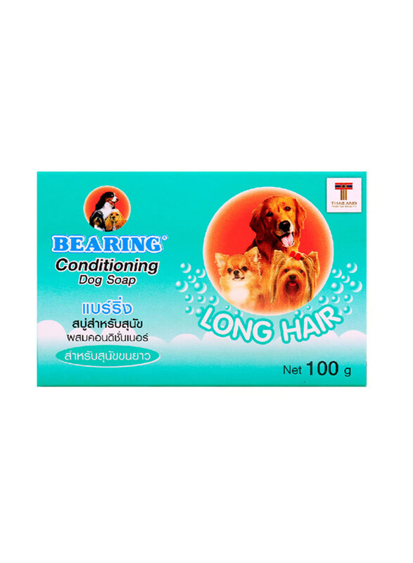 

Bearing Conditioning Dog Soap For Long Hair, 100g, Green