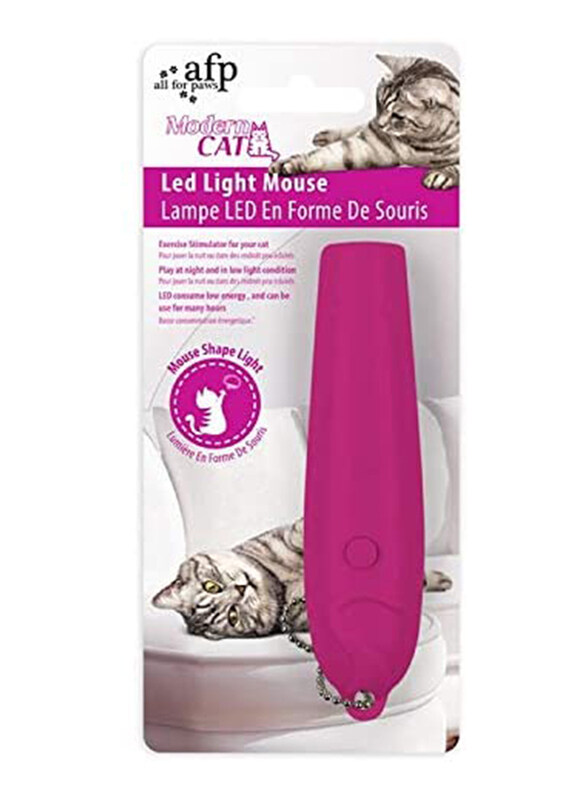 

AFP LED Light Mouse Cat Toy, Pink