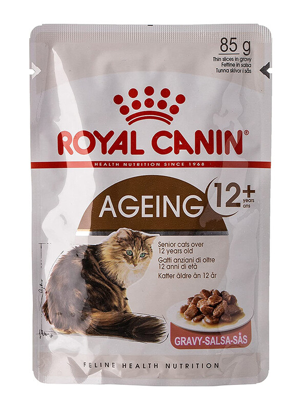 

Royal Canin Feline Health Nutrition Ageing +12 Wet Gravy Cat Food, 12 x 85g