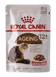 Royal Canin Feline Health Nutrition Ageing +12 Wet Gravy Cat Food, 12 x 85g