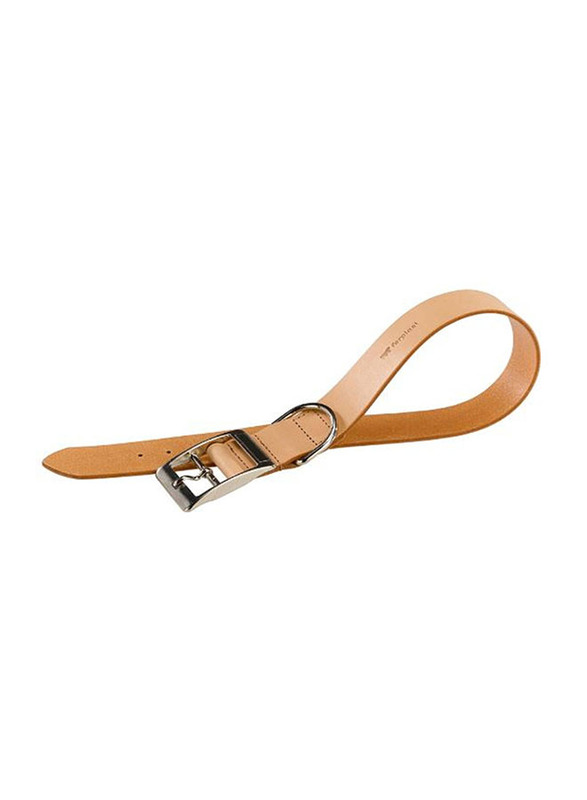 Fernplast DC 43cm Natural C Leather Collar for Dogs, Beige