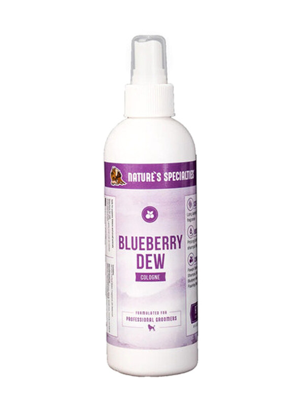 

Natures Specialties Blueberry Dew Cologne For Dogs And Cats, 237ml, White