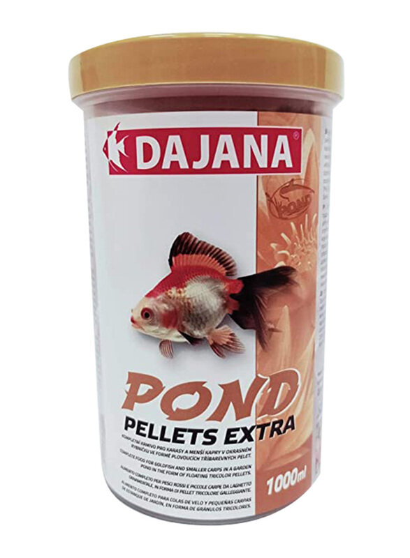 

Dajana Pond Pellets Extra Dry Fish Food, 1000ml