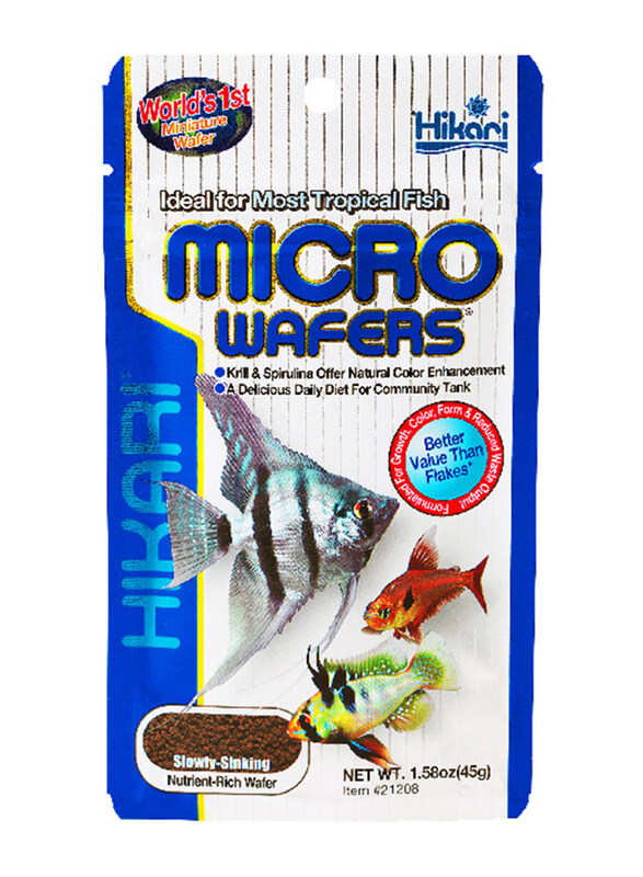 

Hikari Tropical Micro Wafers Dry Fish Food, 45g